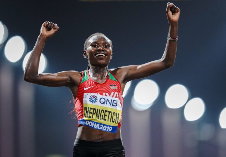 La Kényane Ruth Chepngetich pulvérise le record du monde du semi-marathon