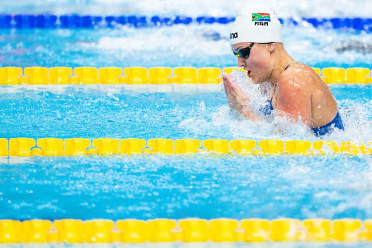 Natation – La Sud-Africaine Lara Van Niekerk médaillée de bronze aux Mondiaux