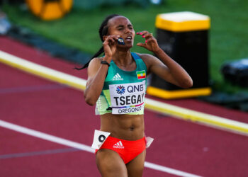 Athlétisme: l’Ethiopienne Gudaf Tsegay sacrée championne du monde du 5.000 m
