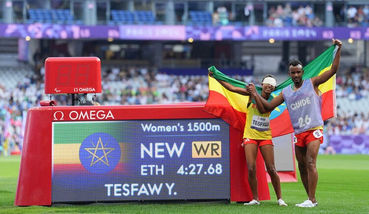 Jeux Paralympiques / 1500m – Yayesh Gate Tesfaw médaillée d’or, Louzanne Coetzee en bronze