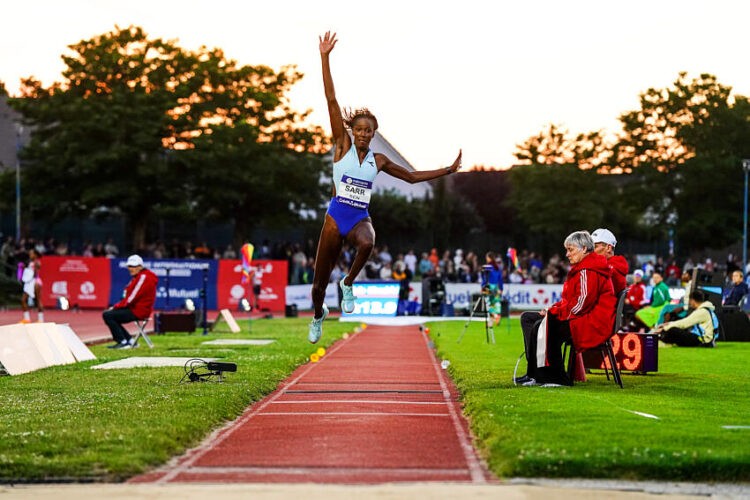 Triple saut / Meeting de Sotteville – Saly Sarr frappe fort avec un saut monumental