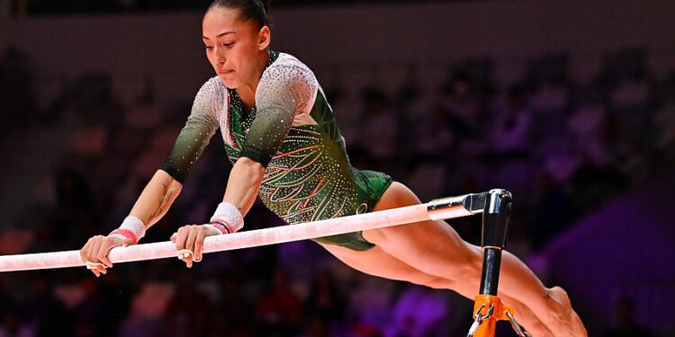Gymnastique – Kaylia Nemour, première Africaine sacrée championne du monde