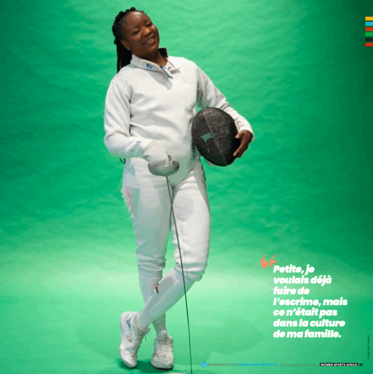 La routine sportive de l’escrimeuse Sarah Florence Ngo Ntat« Quand on a un rêve,il faut y aller »